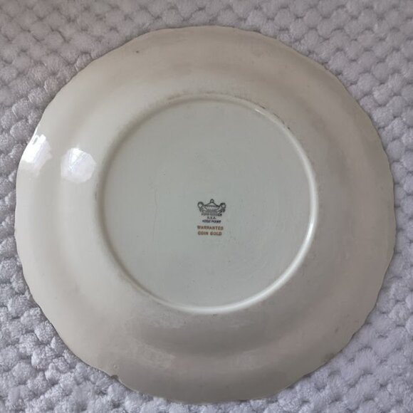 Pope Gosser Vintage Rose Point 10" Plate - Picture 5 of 8